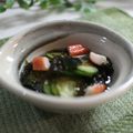 まろんかふぇ's cooksnap of when they made もずく酢の酢の物.