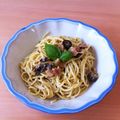 atsuke1014's cooksnap of when they made 混ぜるだけ☆ジェノベーゼオリーブパスタ.