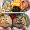 一人暮らし　超簡単メニュー's cooksnap of when they made 【キャラ弁】クリボーおにぎり.