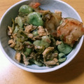 haru0506's cooksnap of when they made 海老とそら豆と卵の炒め物.