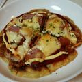 ハニー亭's cooksnap of when they made お好み焼きピザ.