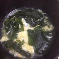 あみぴんく's cooksnap of when they made 簡単すぎるたまごとワカメのスープ.