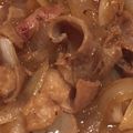 涼月花's cooksnap of when they made 激ウマぷるぷる！ホルモン生姜焼きdon♪.