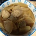 ふじこ0331's cooksnap of when they made 味染み大根と肉団子の煮物♪.