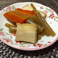ねぎょりた's cooksnap of when they made 野フキと油揚げの煮物.