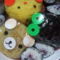 いちごゆか's cooksnap of when they made クルクルラップおにぎり☆動物さん弁当.