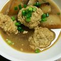 ふまそうLOVE❤'s cooksnap of when they made ふっくら肉団子と焼き大根のスープ.