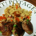 ringotaya's cooksnap of when they made 冷食のきんぴらごぼうを使った香ばし炒飯.