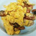 09mik's cooksnap of when they made ウィンナーと卵炒め.