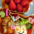 HINAマロン's cooksnap of when they made キャラ弁＊バレンタインにも＊ドキンちゃん.