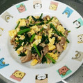 もぐ・ω・くま's cooksnap of when they made 豚肉とほうれん草と卵の中華風炒め♩.