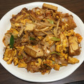 hiromysh's cooksnap of when they made 厚揚げと榎木の卵キムチ炒め.