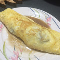 Poucette's cooksnap of when they made ベーコンと舞茸とチーズのオムレツ.