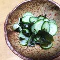 micchily's cooksnap of when they made 胡瓜の酢の物.