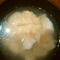 しみぴ's cooksnap of when they made バンバンジーの旨味鶏出汁で豆腐卵スープ♪.