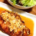 のぶぱっぱ's cooksnap of when they made 簡単！むね肉で油淋鶏　.