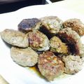 つるpigeonn's cooksnap of when they made ごろごろゴボウの鶏つくね♪.