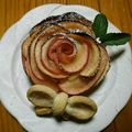 bebe's cooksnap of when they made 父の日、母の日に バラのアップルパイ.