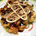 kyonceltic's cooksnap of when they made たこ焼き　タコ玉？（たこ焼き器いらず～）.