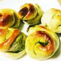 mamalemon4's cooksnap of when they made 京の抹茶ロールパン♪.