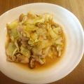 denkitchi's cooksnap of when they made 春キャベツと鶏肉のオイスターソース炒め.