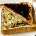 まんまるまうちゃん's cooksnap of when they made 余ったきんぴらごぼうで絶品トースト.