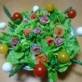 ○はちみつ○'s cooksnap of when they made 生ハムとサーモンで母の日♡ブーケサラダ.