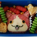 やじなお's cooksnap of when they made 妖怪ウォッチキャラ弁ジバニャンウィスパー.