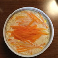 arletty's cooksnap of when they made クセになるよ♫千切り人参と豆腐の茶碗蒸し.