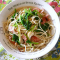 sumirenore's cooksnap of when they made ほうれん草＆舞茸和風☆パスタ☆.