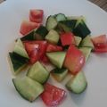 ☆baobab☆'s cooksnap of when they made すぐ出せる♪トマトとキュウリのマリネ.