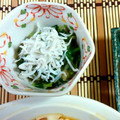 SP♪'s cooksnap of when they made モロヘイヤのおろし和え.