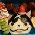 やじなお's cooksnap of when they made 妖怪ウォッチ☆ フユニャン ☆キャラ弁.