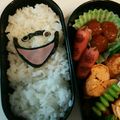 やじなお's cooksnap of when they made 妖怪ウォッチ ウィスパー✴︎簡単キャラ弁.