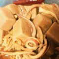 ﾌﾞﾌﾞ's cooksnap of when they made ＊イカワタ使おうyoイカ大根煮＊.