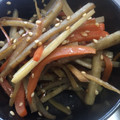 青のお弁当's cooksnap of when they made 定番！簡単！万能！きんぴらごぼう.
