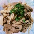 ﾁｮﾎﾞﾋﾟ's cooksnap of when they made 山芋・きのこ・豚肉のバタぽん炒め✿.