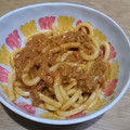 isanya's cooksnap of when they made 残ったカレーで焼きうどん～とろとろ卵和え.