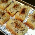 ぷりぷりうみっぺ's cooksnap of when they made 油揚げのカリカリゆかりチーズ焼き❤.