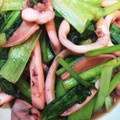 クックADNRKG☆'s cooksnap of when they made 簡単！イカと小松菜のバター醤油炒め.