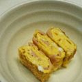 新妻あや's cooksnap of when they made ハム（ベーコン）エッグ　な　たまご焼き.