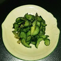 のあぷー's cooksnap of when they made キュウリとナスの漬け物風粒マスタード和え.