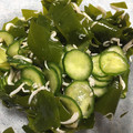 abeyuko's cooksnap of when they made わかめときゅうりとしらすの酢の物.