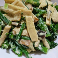 aaaykk55's cooksnap of when they made 菜の花ときのこのマヨマスタード炒め.