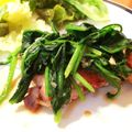 ＊maikyuo＊'s cooksnap of when they made 激旨！チキンステーキほうれん草バター.