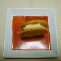 *ひろみ*'s cooksnap of when they made 超簡単おやつ・カスタード♡サンド.