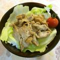 ☆Rokko☆'s cooksnap of when they made 夏休みのお昼に塩だれ豚丼☆.