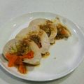 ぺんちゃま's cooksnap of when they made キャベツとニンジンのやわらかロール蒸し鶏.