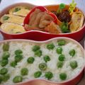 みたらしだんご大好き's cooksnap of when they made 緑色がきれい☆春を感じる豆ごはん.