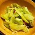アンナ。nail's cooksnap of when they made 副菜＊きゃべつとしらすのペペロン炒め.